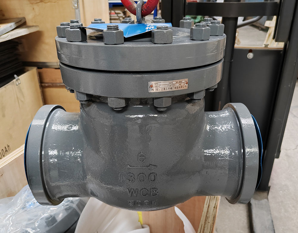 H64H-300LB-DN150焊接止回阀实物图